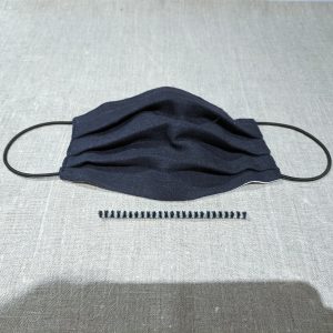 Mask French Navy Linen