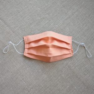 Mask Peach linen
